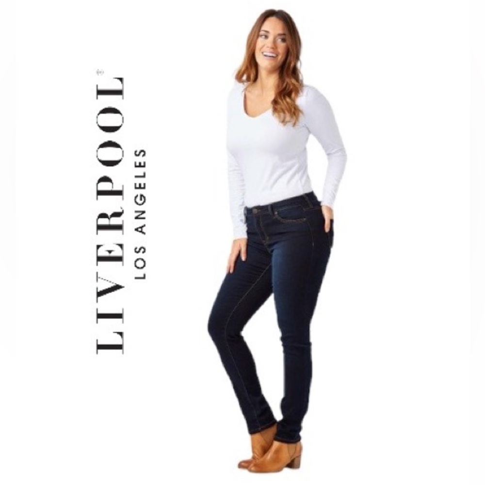 Liverpool Abby Skinny Jean Size 8/29 Dark Wash
